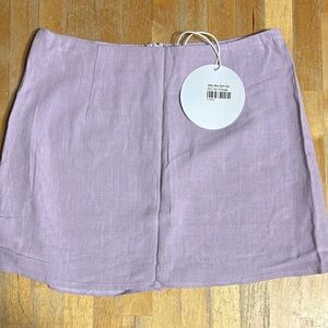 Princess Polly NWT Selby Lilac Mini Skirt